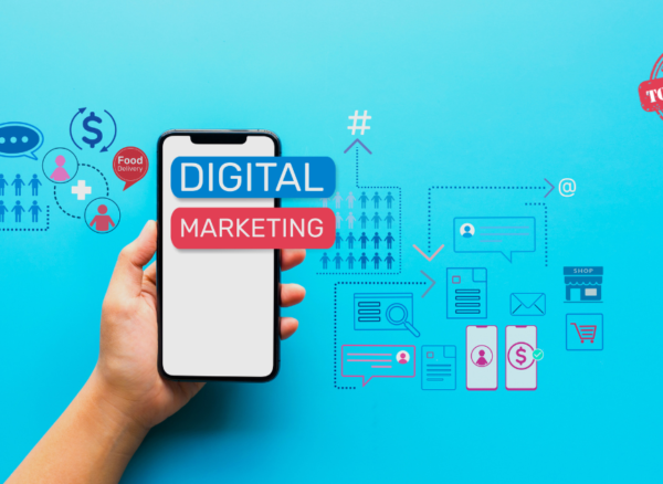 An infographic showing the key secrets of successful digital marketing strategies.